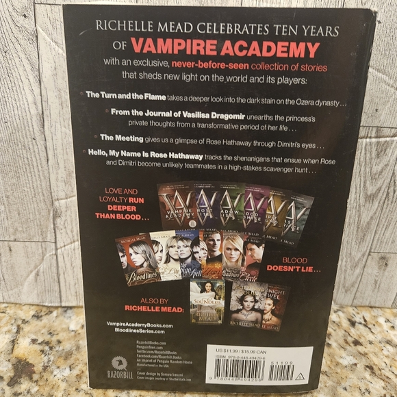 Vampire Academy The 10th Anniversary Edition Richelle Mead Paperback Book - Picture 4 of 6
